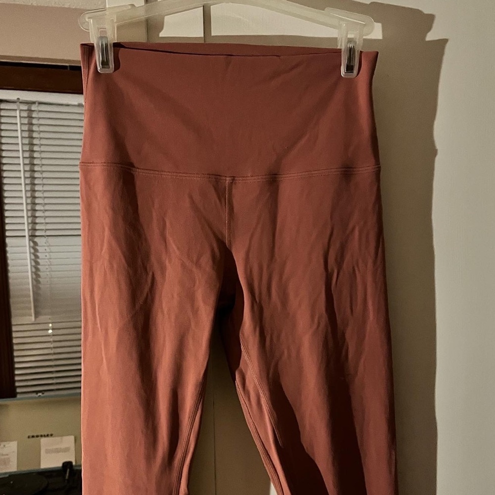pink lulu lemon leggings size 6